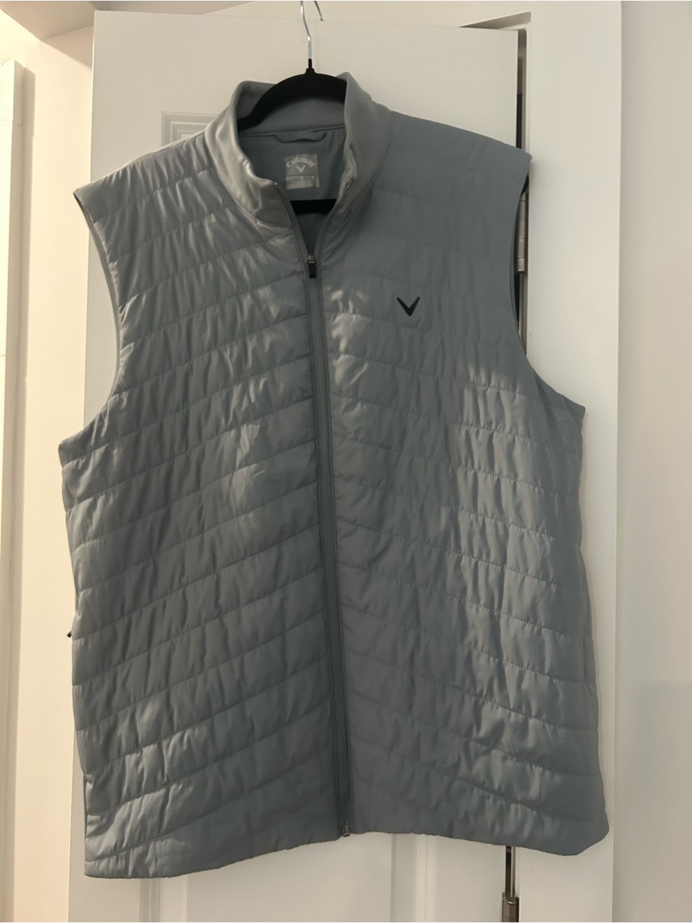 Callaway Light Gray Quilted Men's Vest